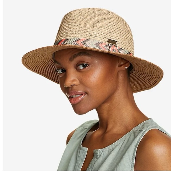 Eddie Bauer Accessories - Eddie Bauer | NWT Packable Ombré Panama Straw Hat